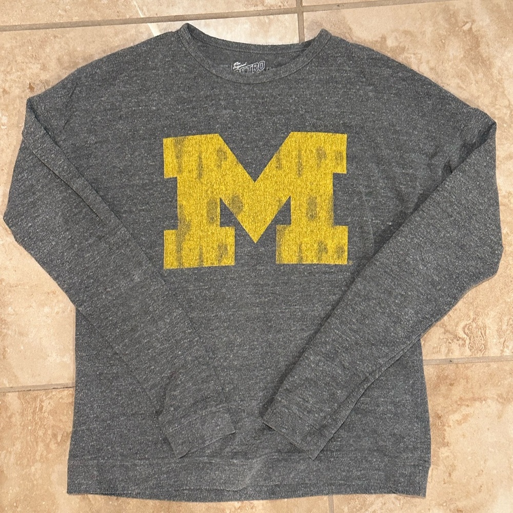 Retro Brand Michigan long sleeve shirt